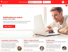 Tablet Screenshot of kreissparkasse-ravensburg.de